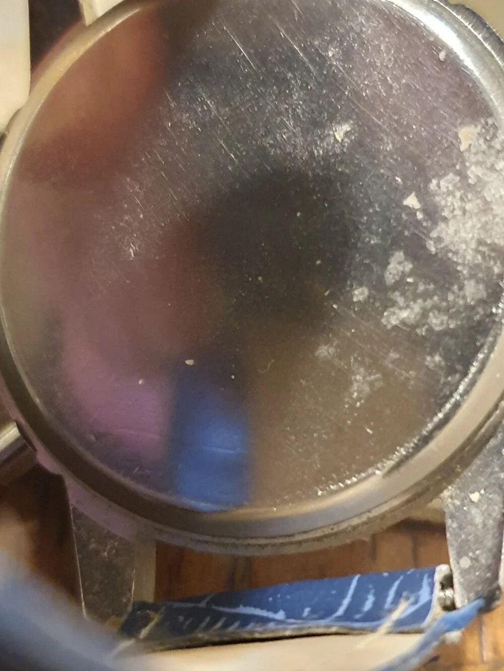 10/$20 SHSHD PRC 200 Silver/Blue Leather Men's Watch